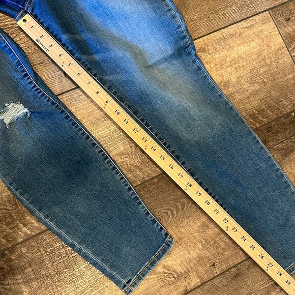Banana Republic Factory High Rise Distressed Skinny Jeans Size 14/32 - Picture 4 of 8